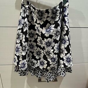 Kate Spade size 6 Hollyhock double layer skirt